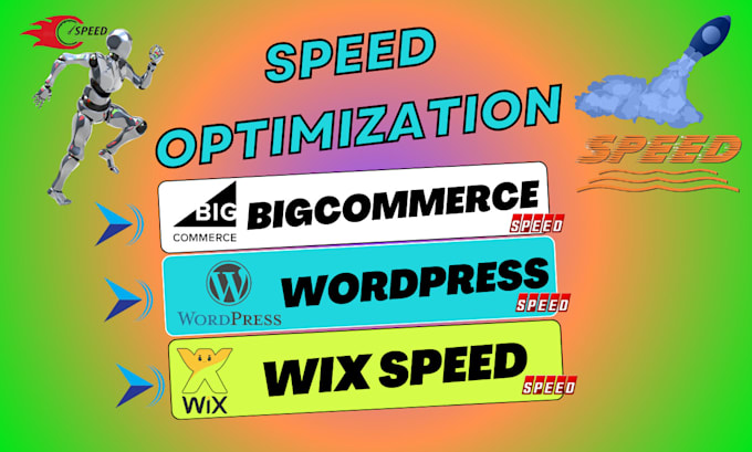 speed up wix bigcommerce wordpress website and online store optimization