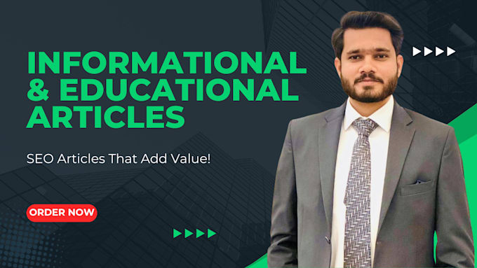 do informational and educational content writing
