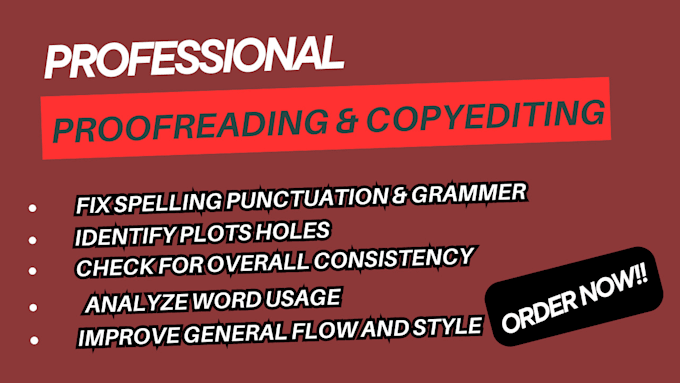 do proofreading and edit your essay or documents within 1 day