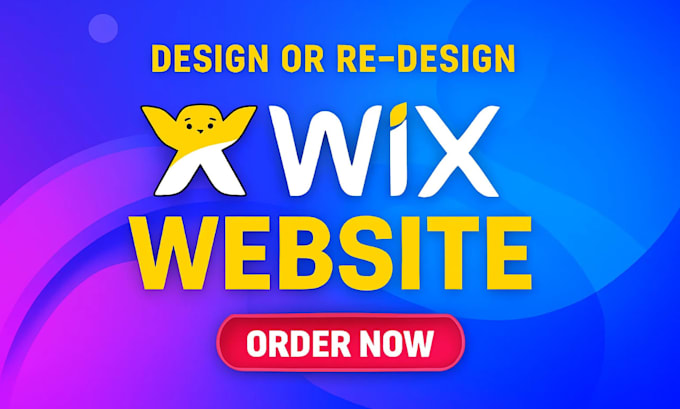 create wix website design,redesign wix website