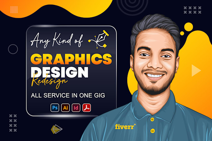 do any graphic design, redesign, illustrator and photoshop work