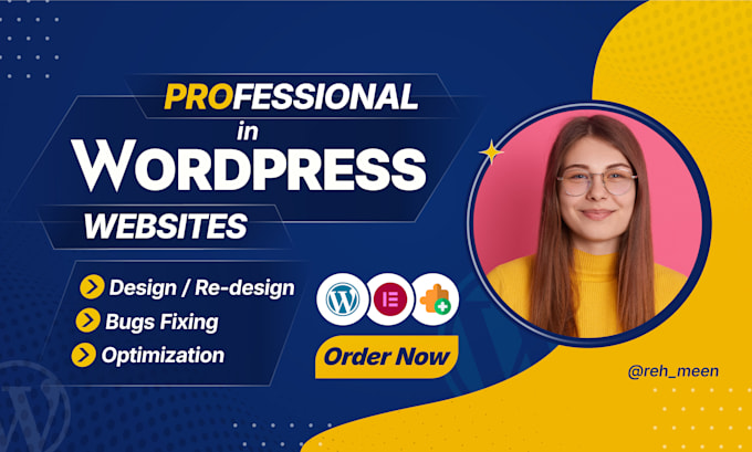 design wordpress, redesign wordpress or revamp wordpress website