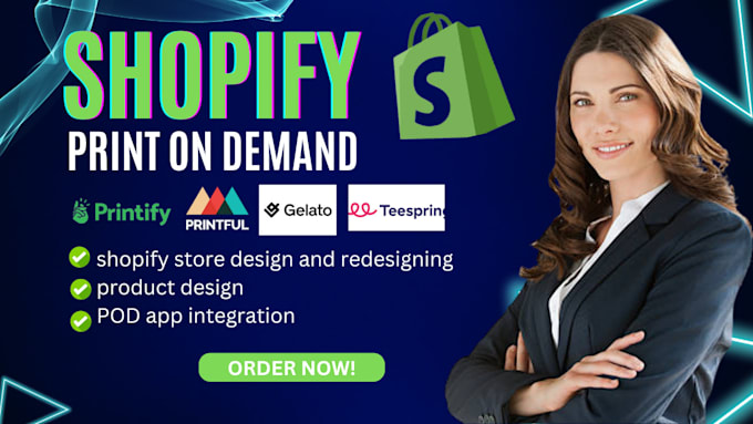setup shopify print on demand with printify printful
