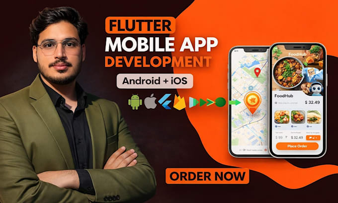 create flutter mobile apps for android and ios, flutter app development