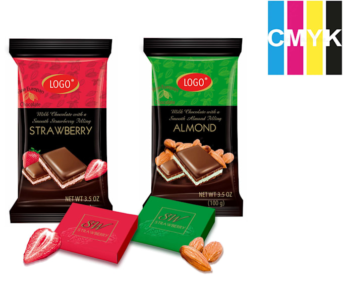 design print ready food packaging and label