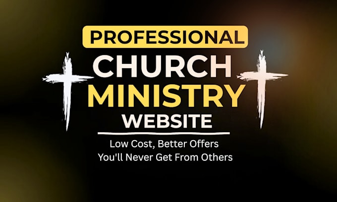 create modern church ministry website