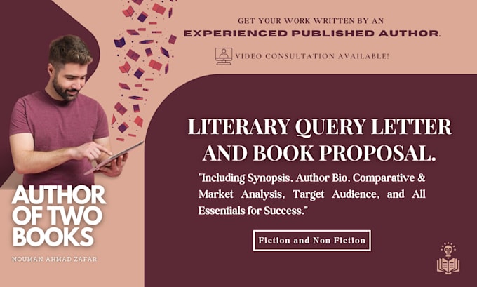 write your literary query letter and book proposal