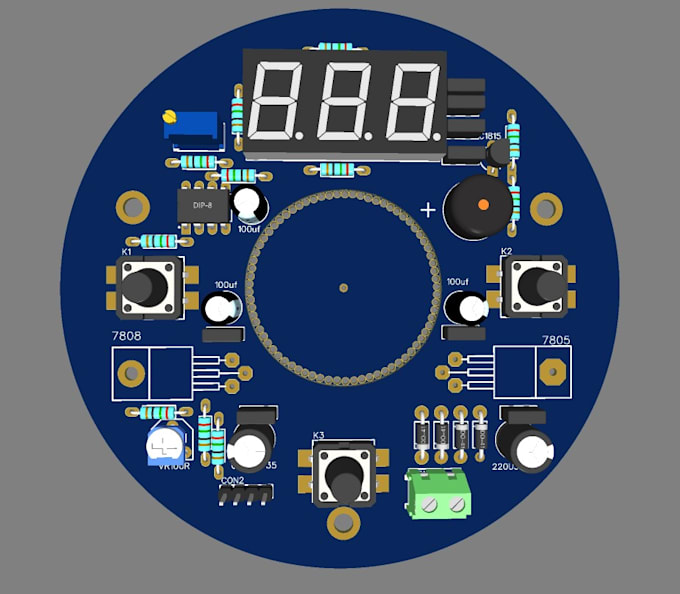 Do pcb design layout and draw schematics diagram in altium and easyeda