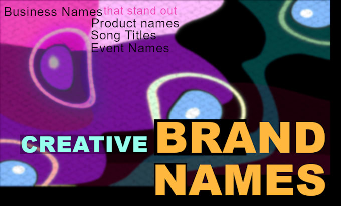 give your brand a quirky name