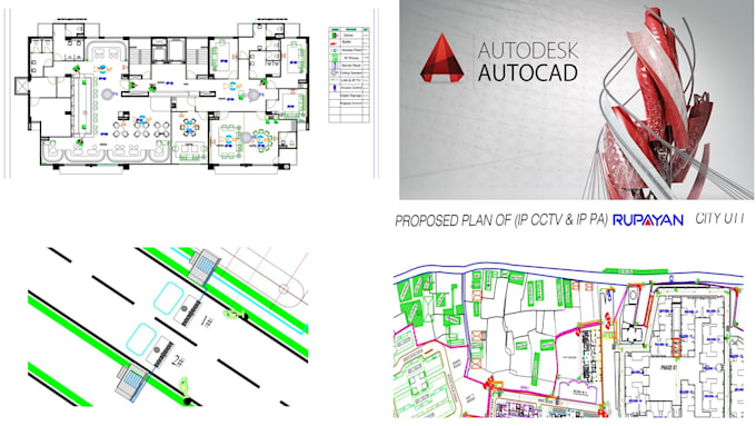 do for auto cad design for fire and IT infrastructure