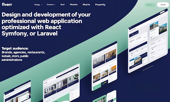 design and develop your professional web application with react js or symfony