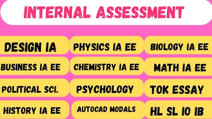write your ia,tok, ess for all levels
