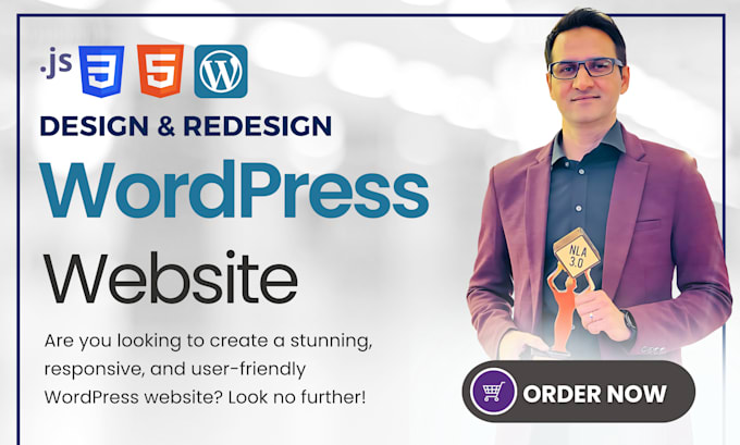 design build edit and publish wordpress stunning website