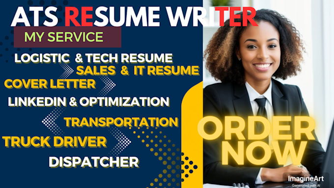write expert resumes for supply chain, trucking, warehouse and logistics