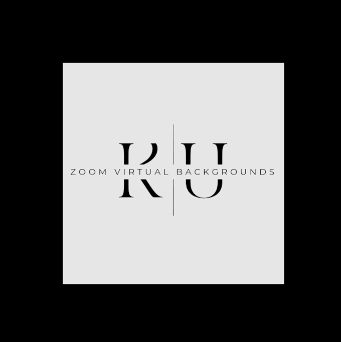 design a zoom virtual backgrounds with your logo