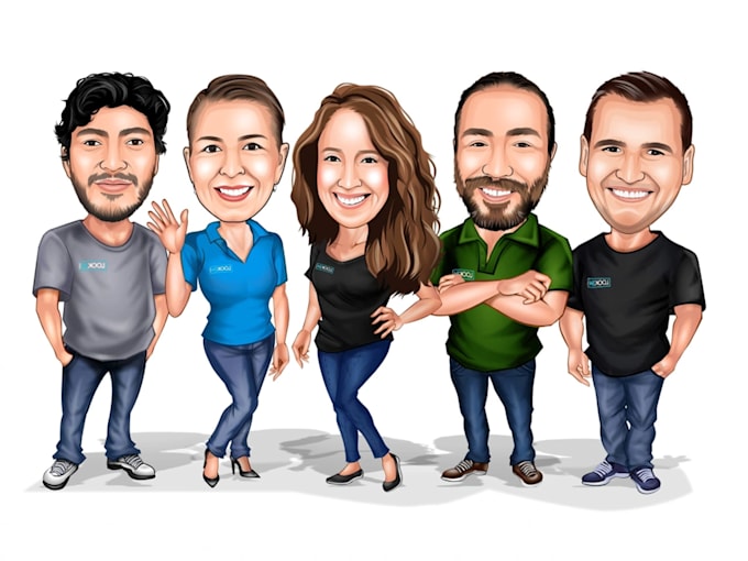 cartoon drawing or caricature sketch