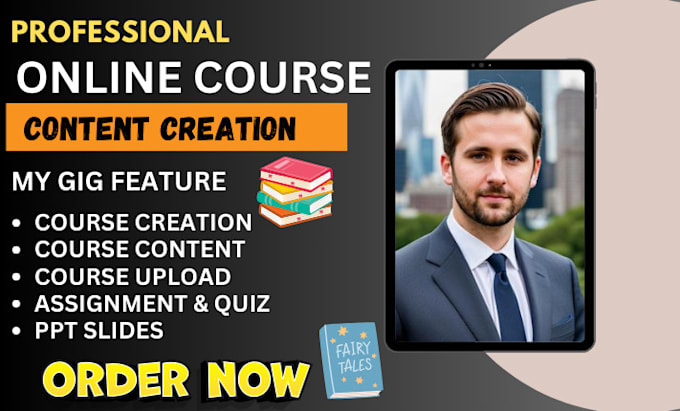 online course content, online course video editing, online course creation, PPT