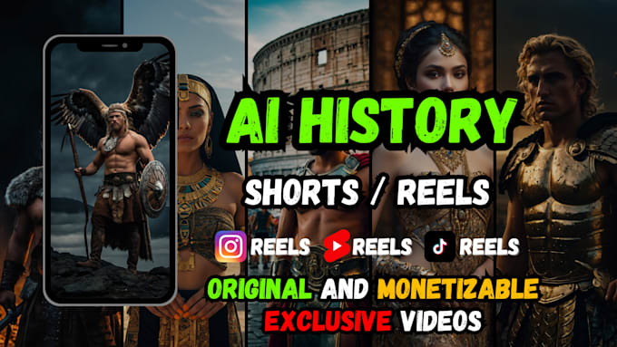 Create viral faceless ai history youtube shorts and instagram reels by ...