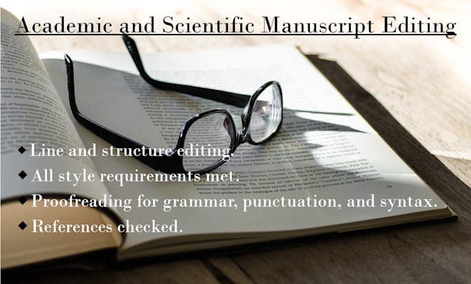 edit your journal article or scientific manuscript