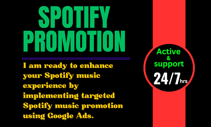 run an ads campaign to promote your spotify music
