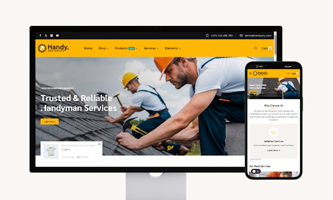 roofing landing page construction website roofing website hvac handyman website