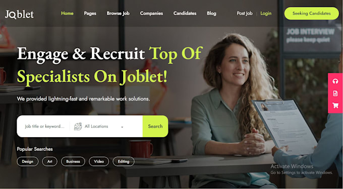 do recruitment website healthcare staffing job board recruitment agency website