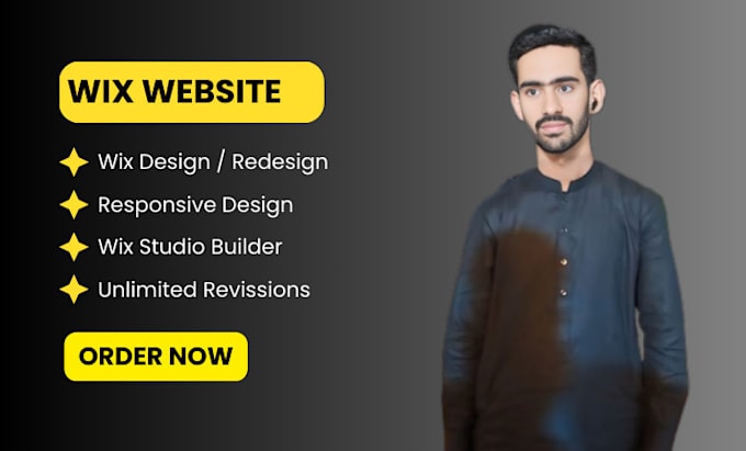 design, develop or redesign wix website,  wix developer
