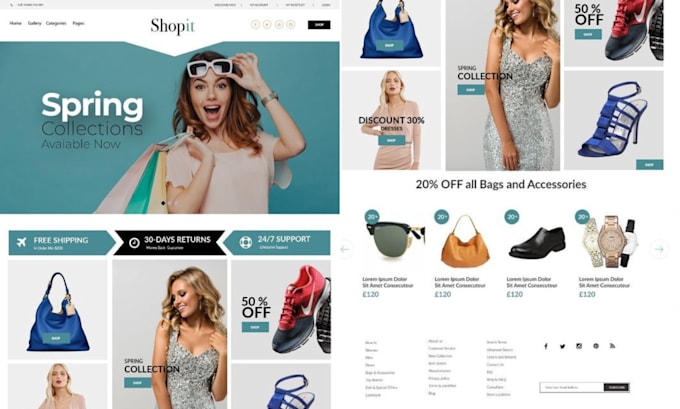y2k shopify website streetwear store retro website vintage dropshipping