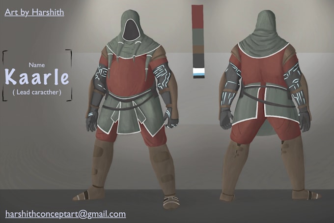 Character Jpeg Create the character design for concept art and other by Har_art09 | Fiverr