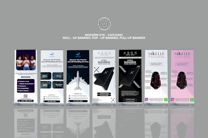 desgin rull up banner pull up or pop up banner