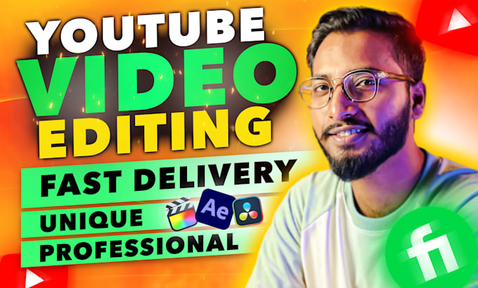 do professional youtube video editing, podcast edit and post production