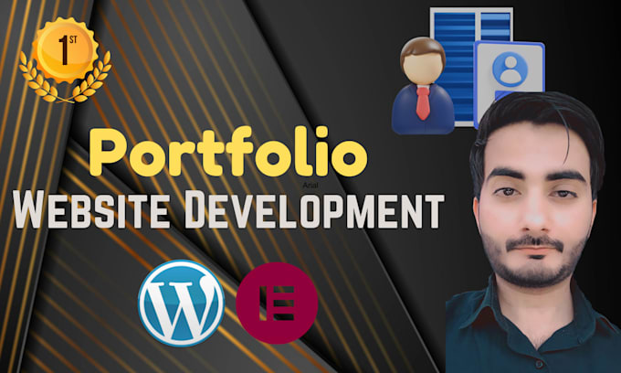 Create a modern wordpress portfolio website to showcase your talents by ...