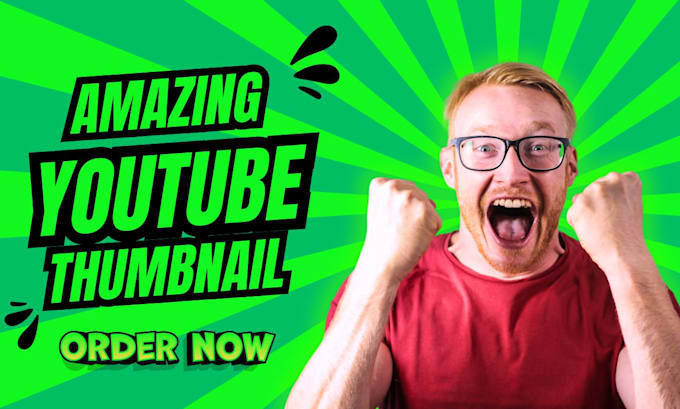 create amazing stunning youtube thumbnail design