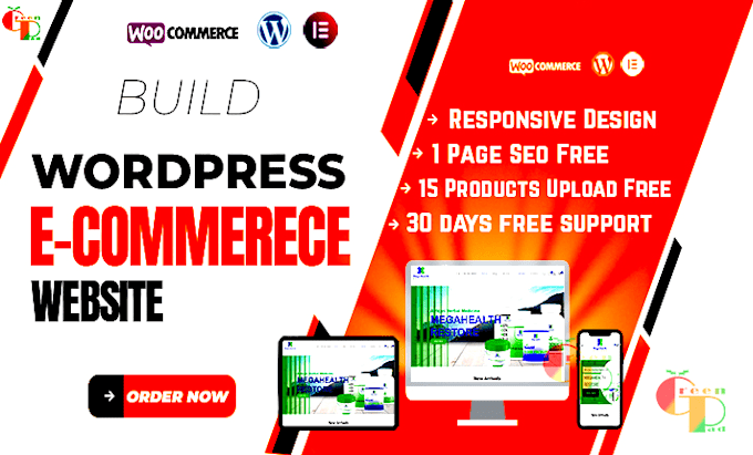 create wordpress website or landing page with elementor