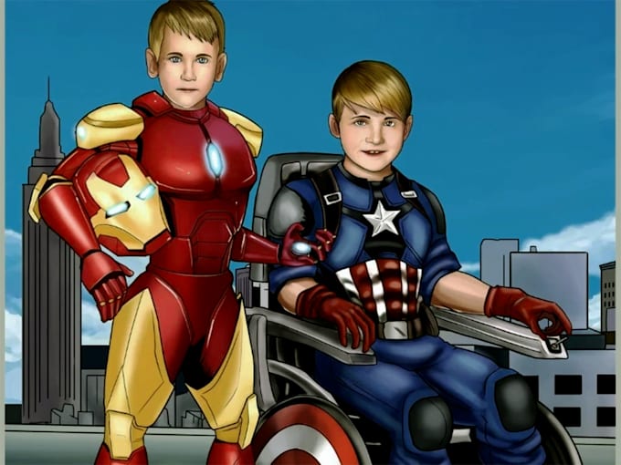 do custom superhero character
