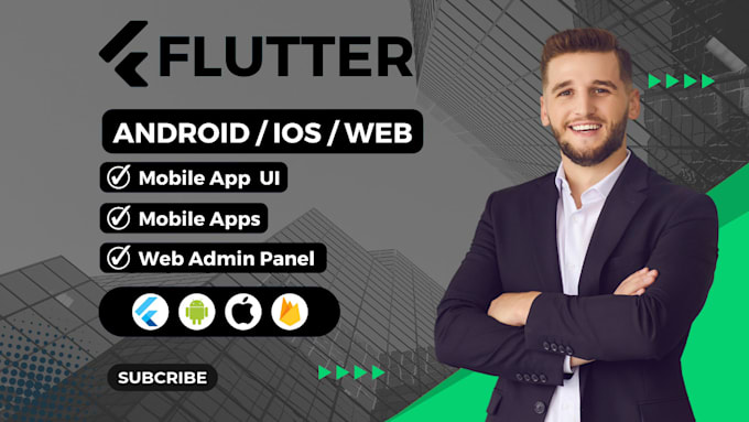 create android, IOS and figma to flutter UI mobile app with firebase