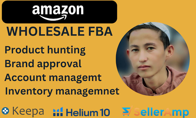 be your amazon wholesale virtual assistant, wholesale fba VA