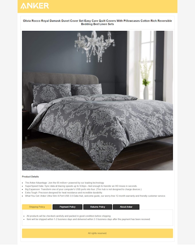 design a responsive ebay listing template
