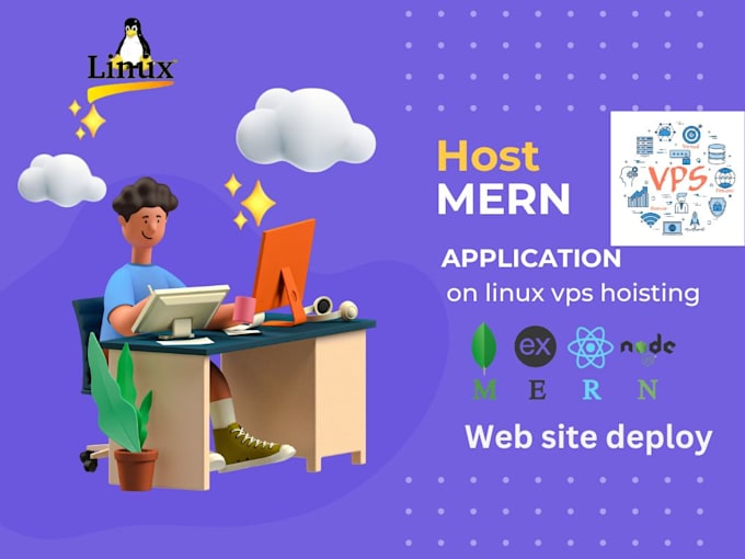 host mern application in linux vps server hosting mern web hoisting