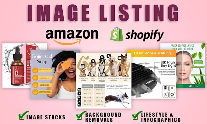 design amazon listing images