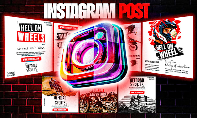create instagram posts, linkedin posts and minimal social media post design