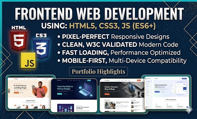 build a responsive frontend website using HTML CSS and bootstrap