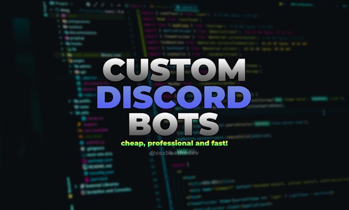 build a custom discord bot for your server