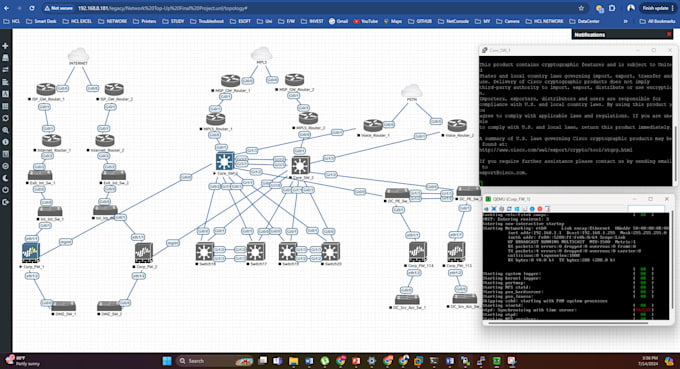 design network diagram for your requirement