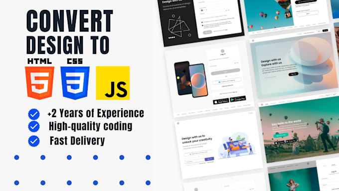 Convert design figma, psd and xd to html, css and javascript by ...