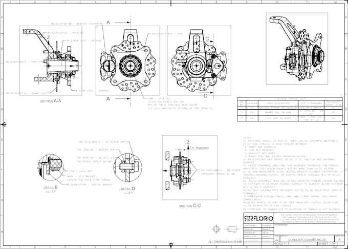 Do 3d design and 2d drawing with engineering specifications in ...