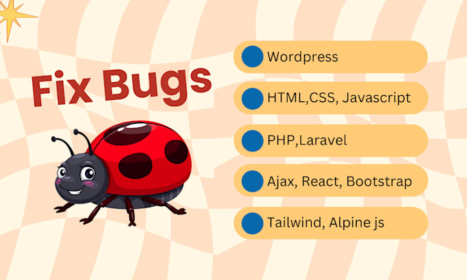 fix wordpress, CSS, jquery, and PHP and laravel and react errors