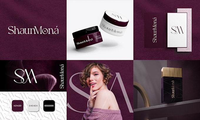 Design modern minimalist logo and brand identity with full branding kit ...