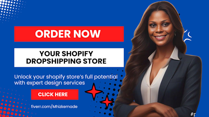 design and redesign shopify store, shopify dropshipping store, shopify website