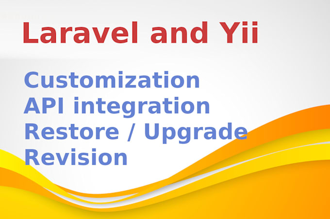customize your yii or laravel  based web site